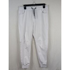 Y2K Southpole Standard Issue 08629/91 Cuffed Joggers White Men's Size Medium
